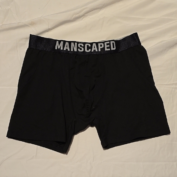Manscaped Black Boxer Briefs with Elastic Waistband and Smooth Fit M - Picture 1 of 2